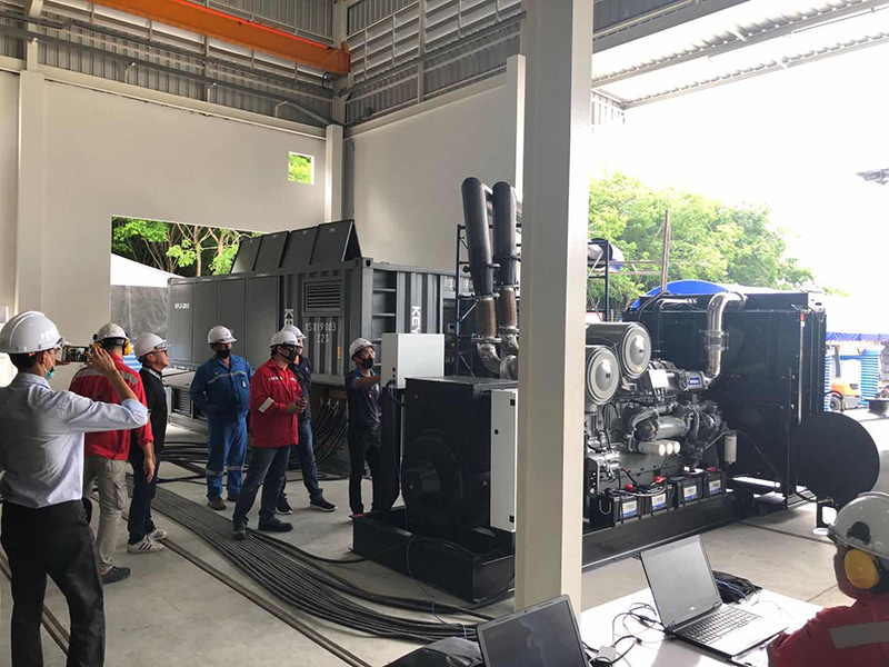 2000kW Keypower 负载柜用于曼谷帕金斯发电机调试和测试